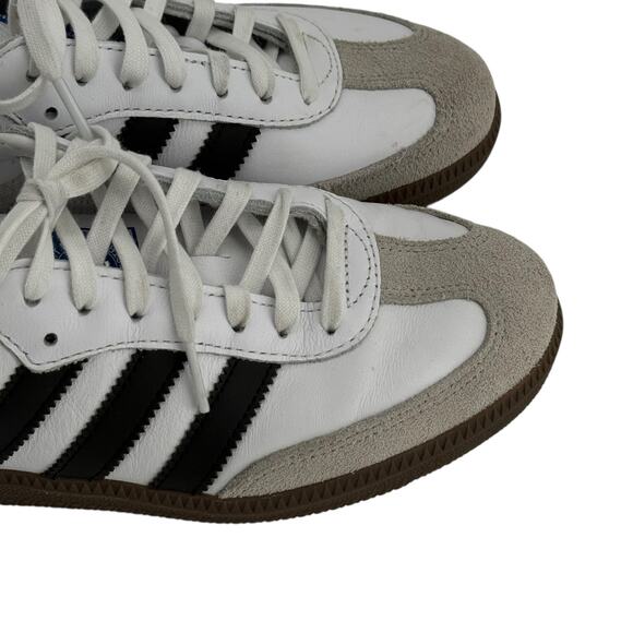 Adidas White Black Samba Sneakers Womens 7 - Picture 7 of 12